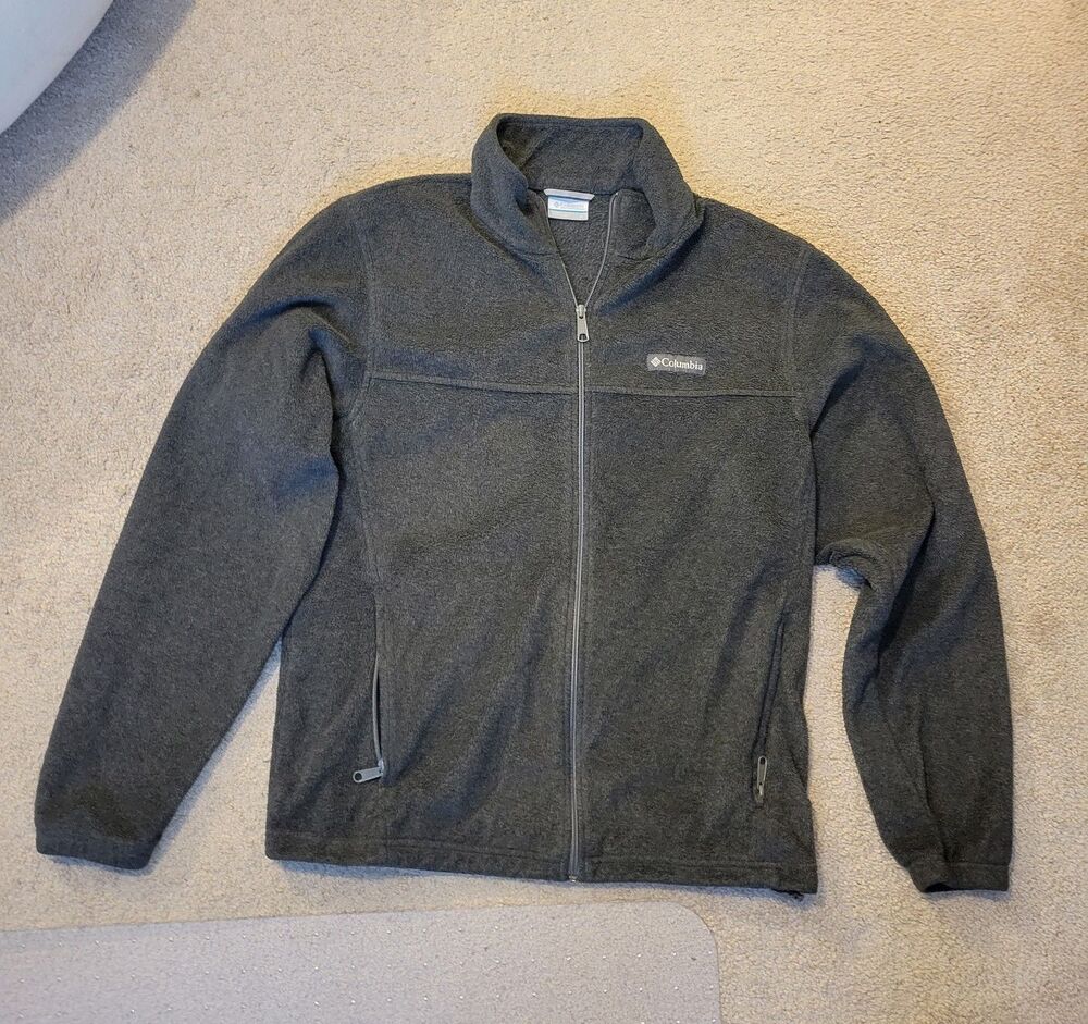 Columbia brand Gray Fleece Zip pullover Men's size L